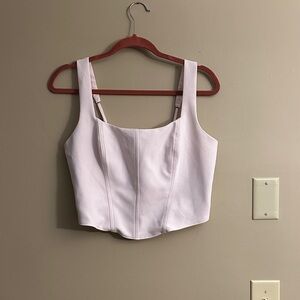 Women's Pink Sleeveless Top